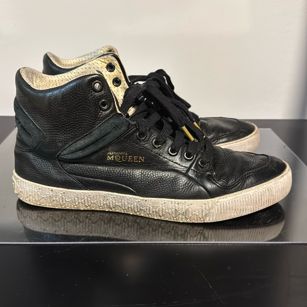 Alexander McQueen for Puma. Very worn, but a collectors item!